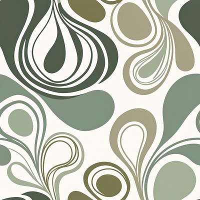 Decorative abstract pattern design on fabric