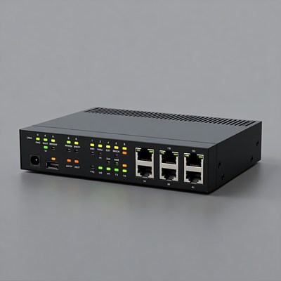 Network switch with multiple ports