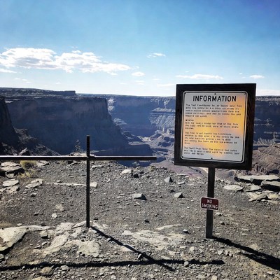 View from a canyon rim