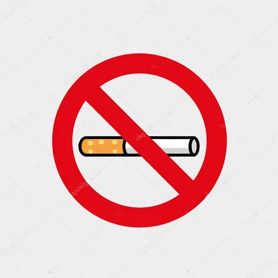 No smoking sign design concept