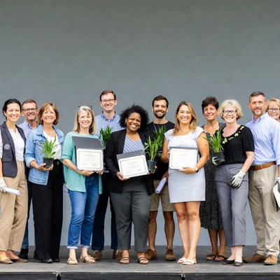 Community members celebrate planting event