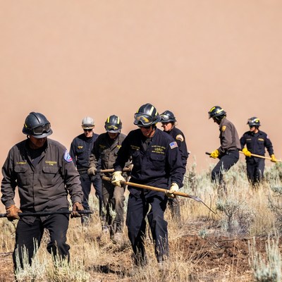 Firefighters manage land restoration efforts