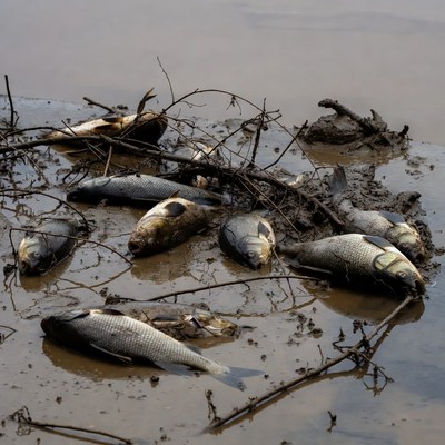 Fish found in muddy water