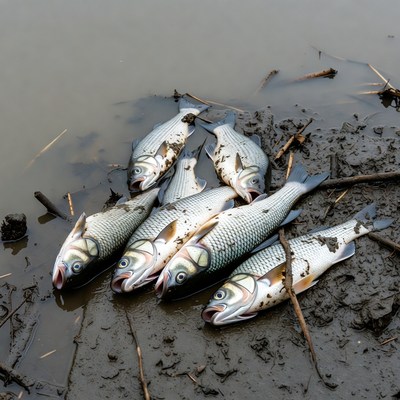 Fish found in muddy water