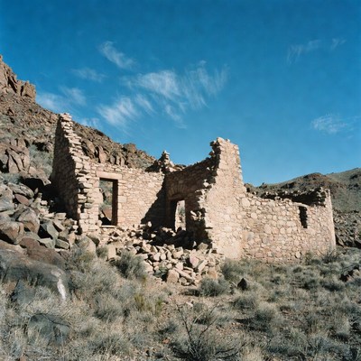Old stone building in desert