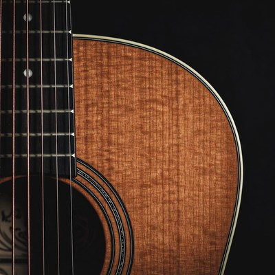 Crafting music on acoustic guitar