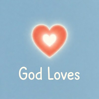 Heart symbol displays message of love