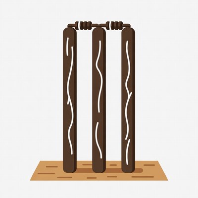 Three wooden posts tied together