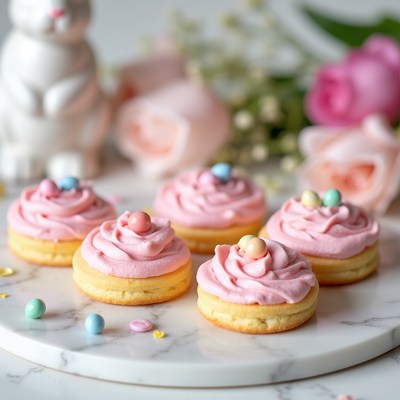 Sweet cookies for spring celebration