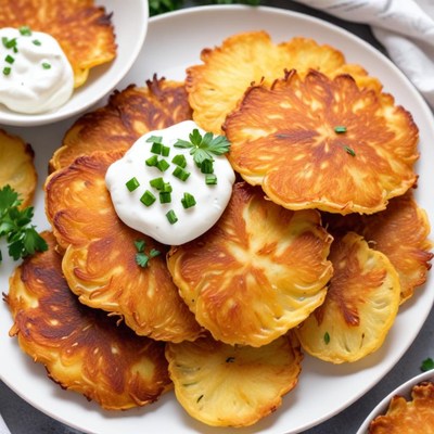 Pineapple fritters served on a plate