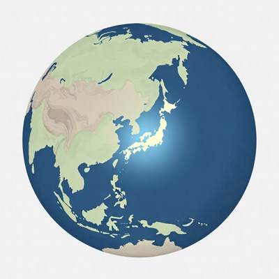 View of earth from space