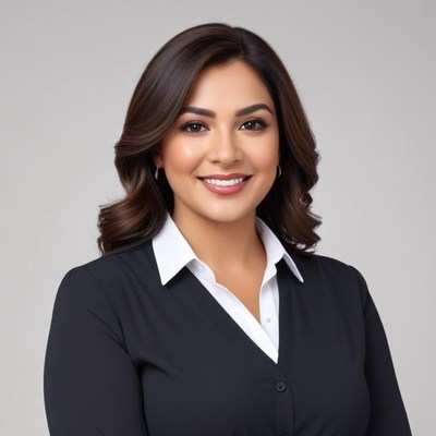 Portrait of a woman in formal attire