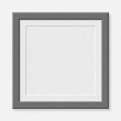Empty frame in a simple design