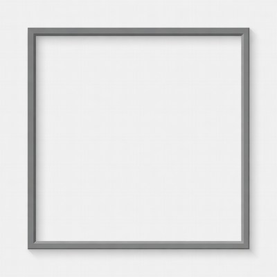 Empty frame on white background