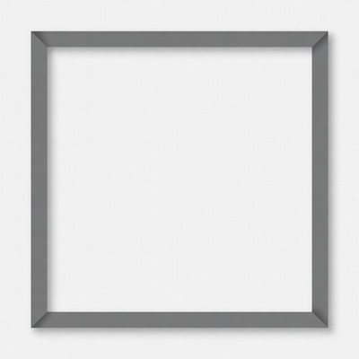 Empty frame on a plain background