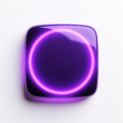 Bright purple circular light design