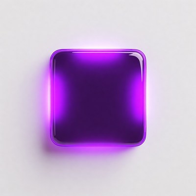 Purple square with light effect