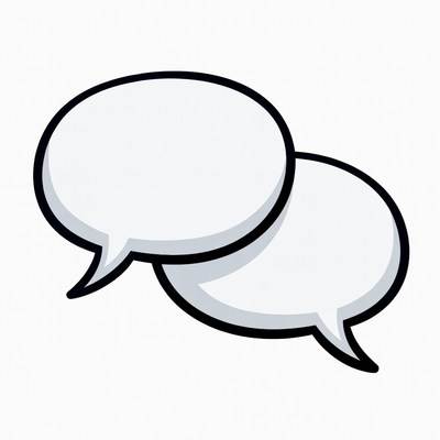 Speech bubbles for communication design