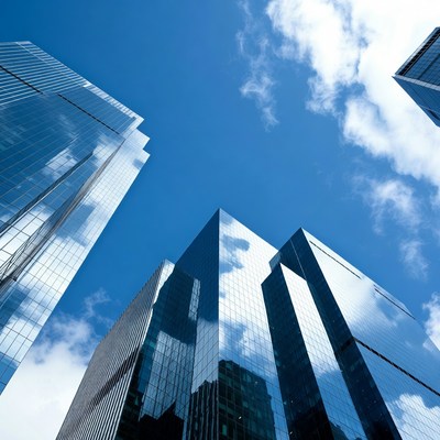 Skyscrapers reaching for the sky