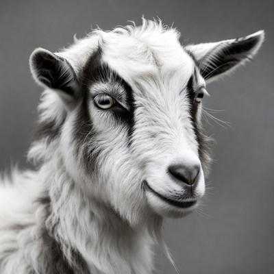 Goat smiling for the camera