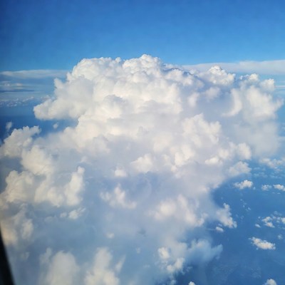 Clouds viewed from high above