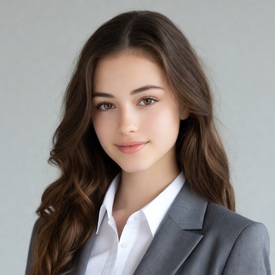 Professional woman in business attire