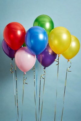 Colorful balloons for celebration event