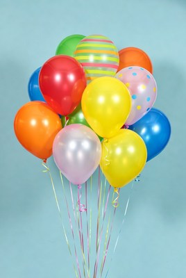 Colorful balloons for celebration
