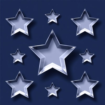 Stars on a dark background