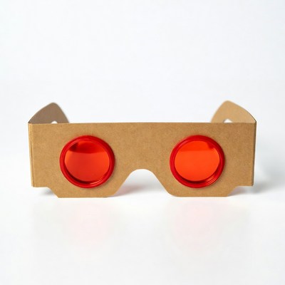 Cardboard glasses for viewing
