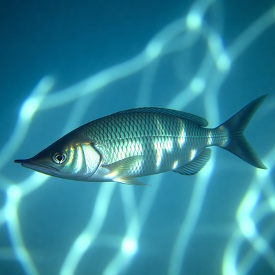 Fish swimming in clear water