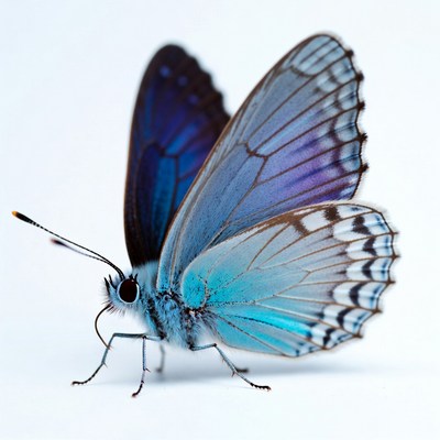 Butterfly resting on a surface