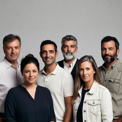 Group of adults in casual clothing