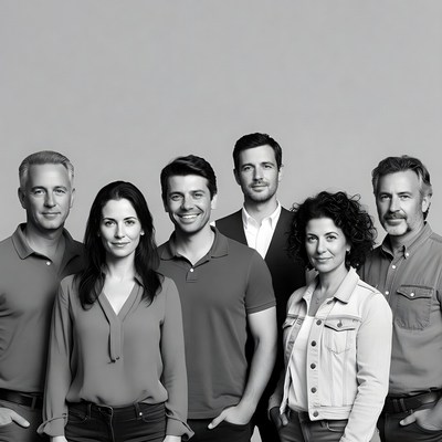 Group of friends in casual setting