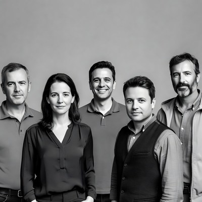 Group of five people in casual clothes