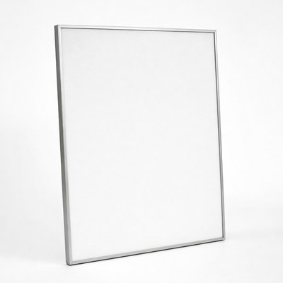 Simple frame with clean lines on white background
