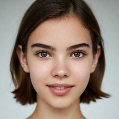 Close-up of a young woman smiling