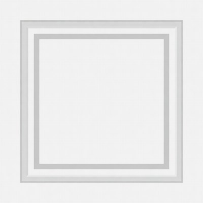 Blank framed space ready for art