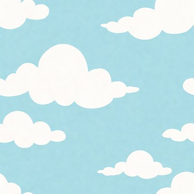 Clouds in a clear sky