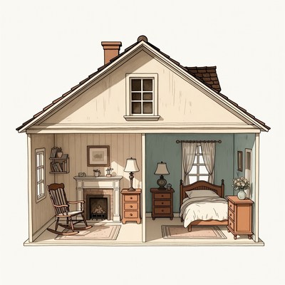 Charming interior of a cozy house