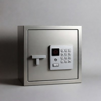 Secure safe with digital lock and keypad