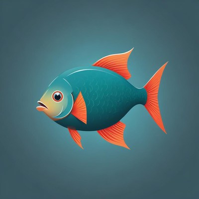 Colorful fish swimming in water