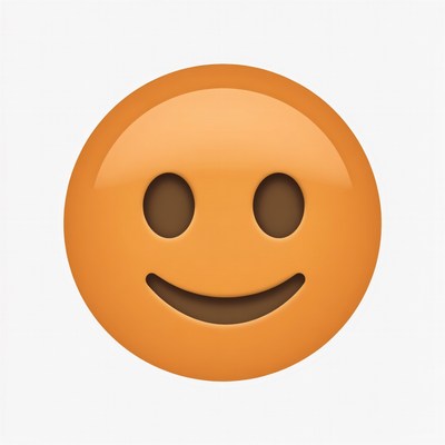 Smiley face emoji design for use