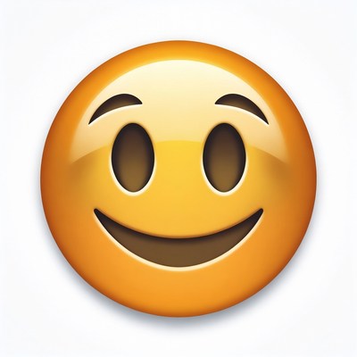 Smiley face with simple features