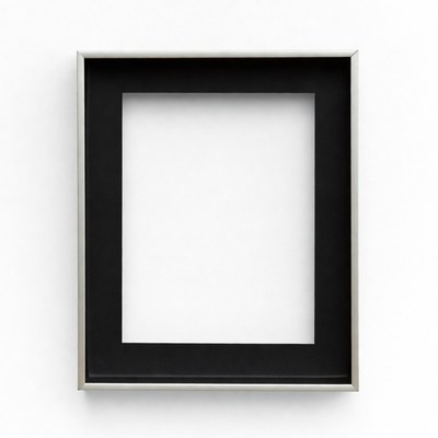 Empty frame on wall