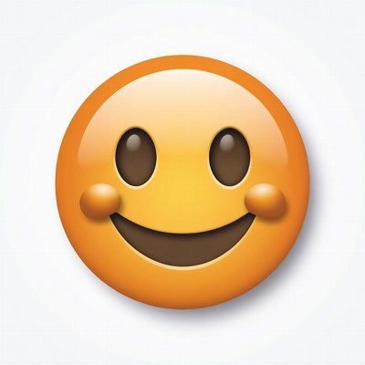 Simple smiley face icon design