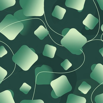 Shapes and lines on dark background