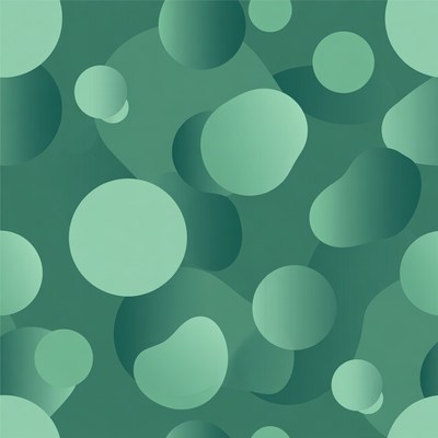 Abstract green circular pattern design