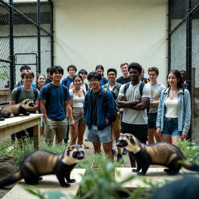 Students visit animal shelter for learning