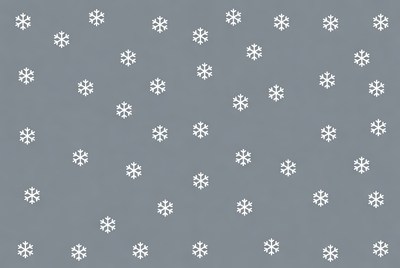 Snowflakes on gray background